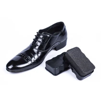 Professional Shoe Cleaning and Leather Care Kit: Including Shoe Shine Polish, Sponge, and Tools