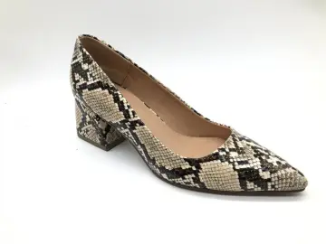 Ladies office fashion chunky heel pump