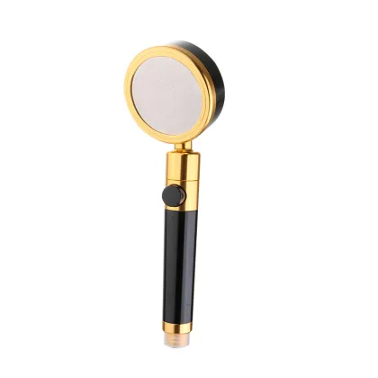 Space aluminum one-button water stop pressurized shower