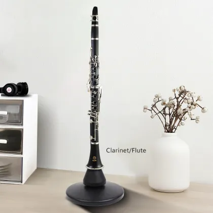 Professional Flute and Clarinet Stand with Round Base