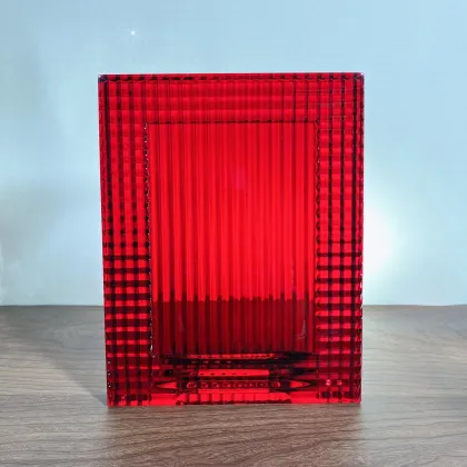 Customizable Size Baccarat Crystal Vase and Photo Frame for Home Decoration