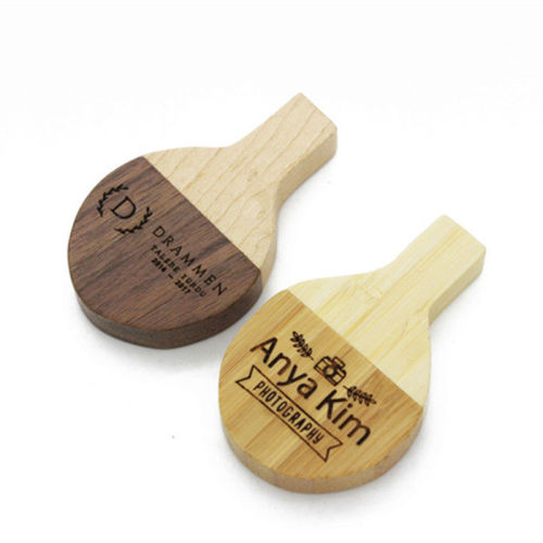 Wooden Racket Flash Drive 4GB 8GB 16GB