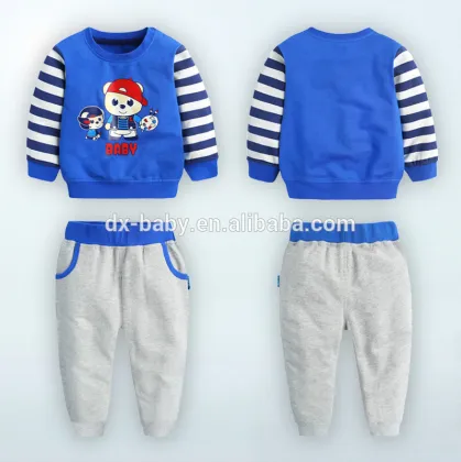Wholesale clothes baby long sleeved suit kids baby clothing