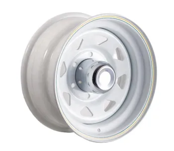 17X8 Matt Black 4X4 8 Spoke Off-Road Steel Wheel Rim