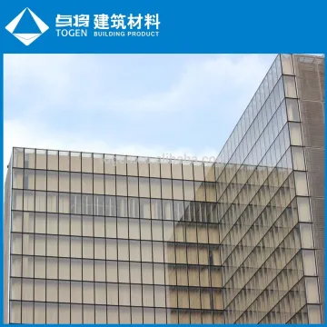 10mm Thickness Bronze Reflective Glass Exterior Walls