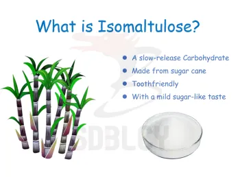 Food ingredient isomaltulose powder for low sugar