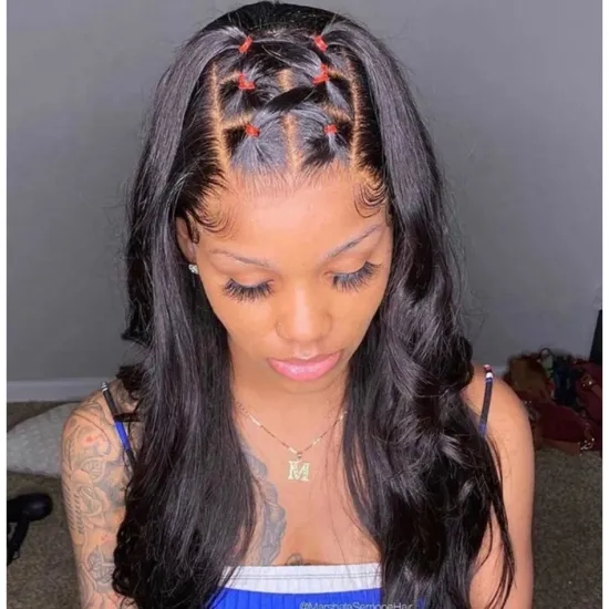 Raw Mink Peruvian Transparent Full 360 Lace Frontal Wig Wholesale Body Wave Natural Virgin Human Hair Hd Lace Front Wig Vendor