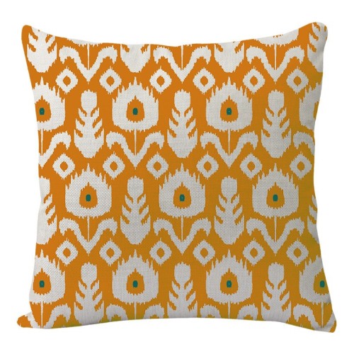 Custom Flax Throw Pillow Case Decor cushion Pillowcase