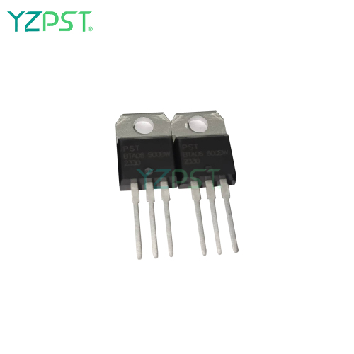 Lot De 2 Triacs BTA06-600B - 600V 6A 50/70mA - Boîtier TO220-3, Montage THT - Pour Circuits électriques, électronique