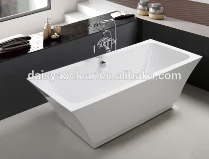Acyrlic ABS Plyboard Cheap Shallow Whirlpool Bathtub for Fat People