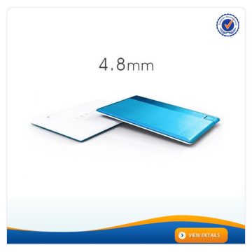 AWC376 MFI 4.8mm Ultra Slim Design MFI Luxury Power Bank Built in Charge Cable