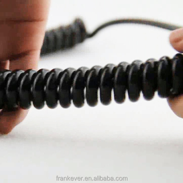 Low Voltage Copper Conductor Spiral Cable with PVC Insulation