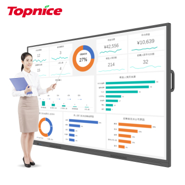 Topnice Interactive LED Smart Board for School Digital Blackboard