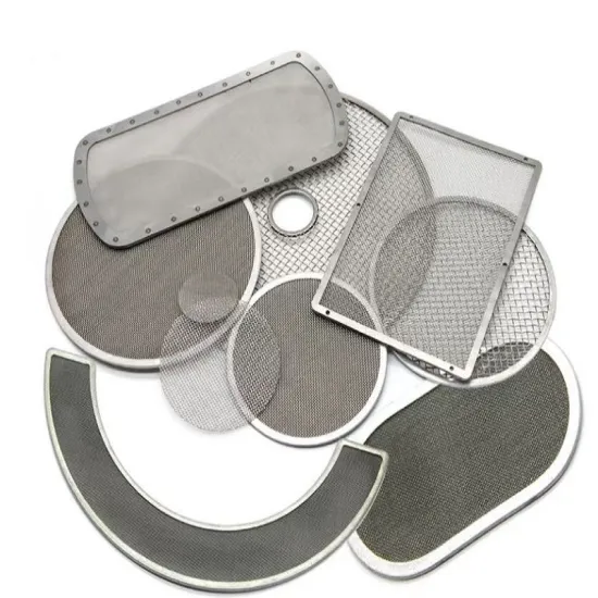 Black Wire Mesh 16 Mesh 0.29mm Polymer Melt Filter Pack Disc - Stainless Steel Filter Disc