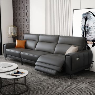 Functional Imitation Leather Art Straight Sofa