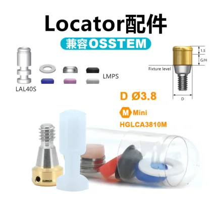 Dental Implant Locator Abutments for Osstem and Nobel Systems