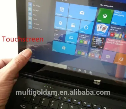 13.3 inch Intel Touchscreen Notebook, 13.3" Intel Tablet PC with 360 convertible keyboard