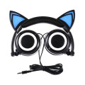 Headphone Telinga Kucing Kedatangan Baru Dengan Lampu LED