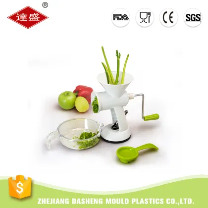 Simple Plastic Manual Meat Grinder - Kitchen Tool