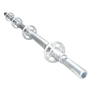 Scaffolding Standard with Building Construction Project