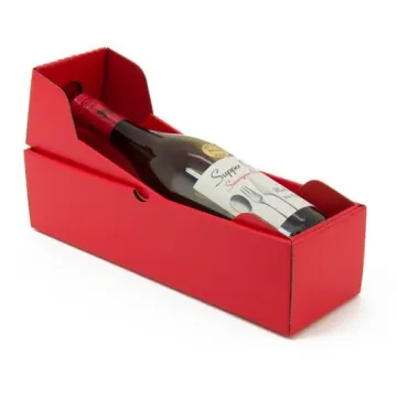 Personalized Hot Red Wine Gift Shipping Boxes