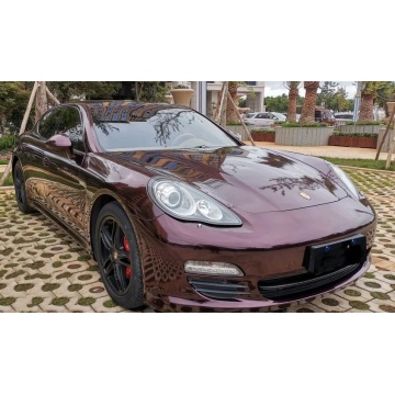 PVC metallic gloss Metal Paint Black Rose car wrap vinyl