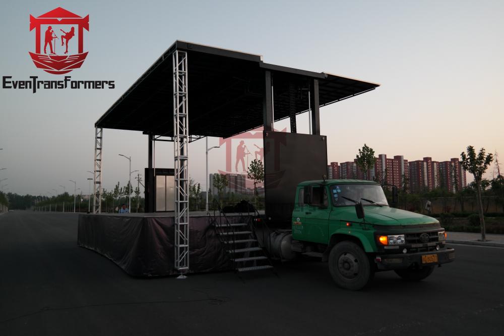 10x8.7x6.3m Stage sonore mobile