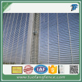 สังกะสีชุบสังกะสีแบบจุ่มร้อน 358 Mesh Fencing Panels