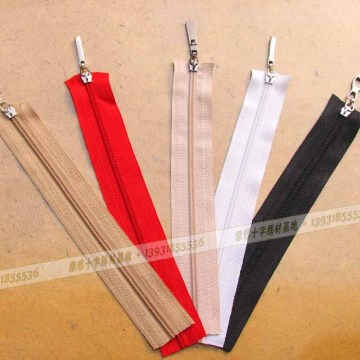 Zippers and Sliders 18cm plastic zipper zip fastener