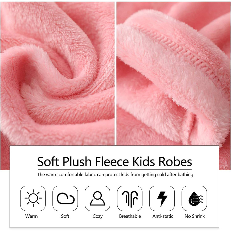 plush fleece bathrobe 