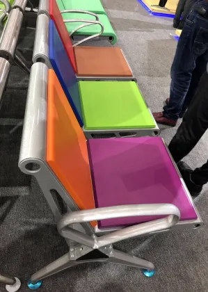 YA-34B Visitor 3 Seater Airport Sofa with Cushion