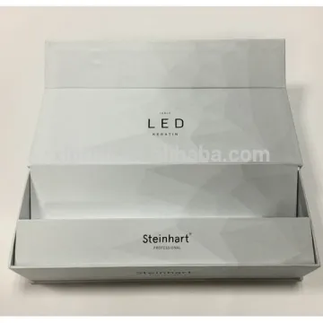 Fashionable stamping custom logo foldable packaging box for LED electronic pruducts ues