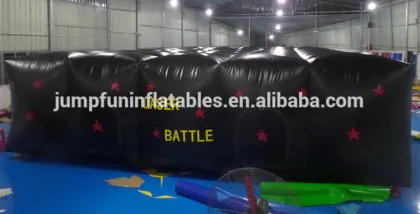 glowing inflatable laser battle arena, 2016 new inflated laser tag arena