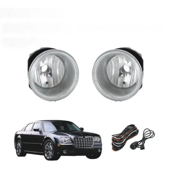 Hot Sales Metal Black Fog Light for Chrysler 300 (2005-2010) and Dodge Caliber SRT-4 (2008-2009)