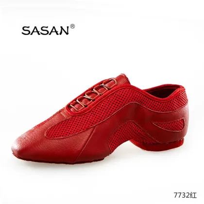 Hot Sell SASAN Soft Leather Jazz Dancing Shoes Jazz Slipper Soft Shoes 7732