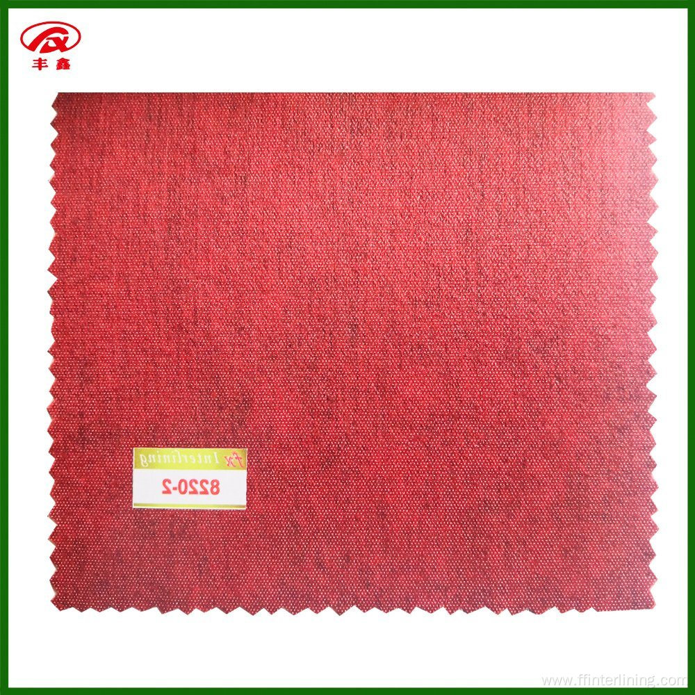 Non woven coated polyester fusible Interlining