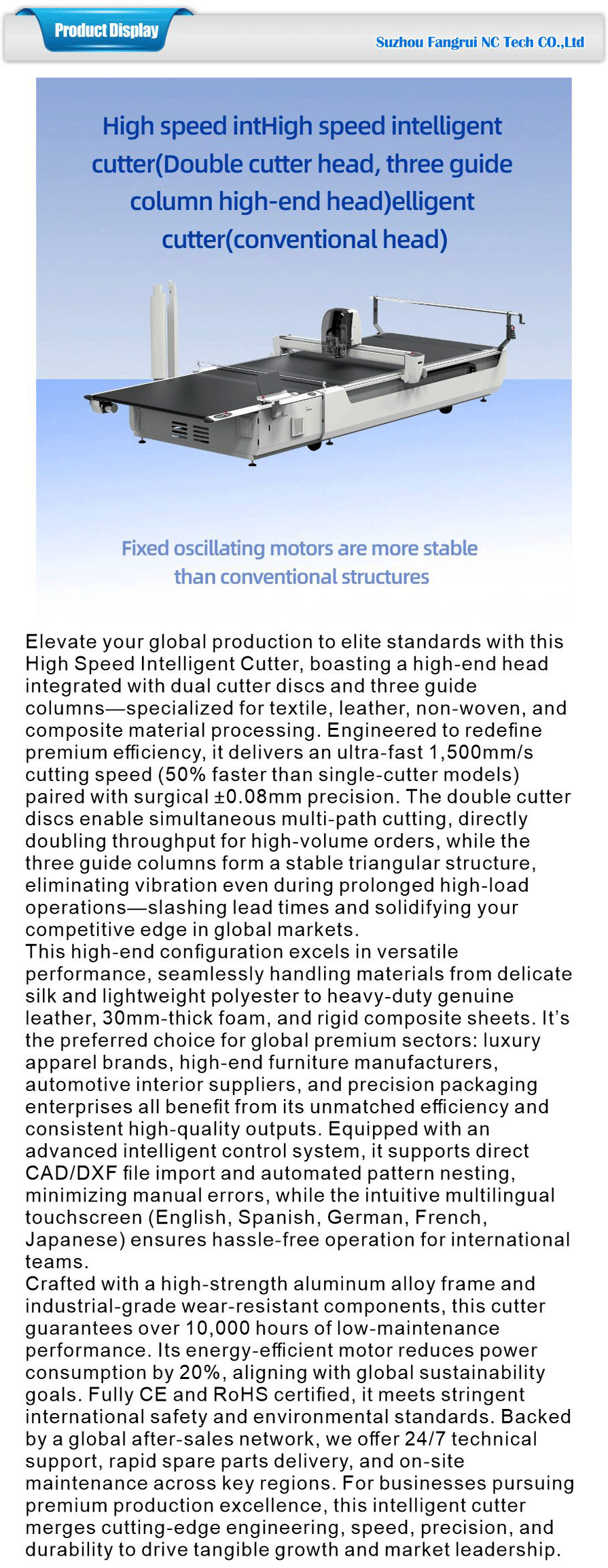 High-speed Cutting Machine -xiangqing1-FR020