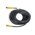 Cavo di prolunga M12 da 4 pin maschio a femmina, cablaggio impermeabile giallo lungo 15000 mm