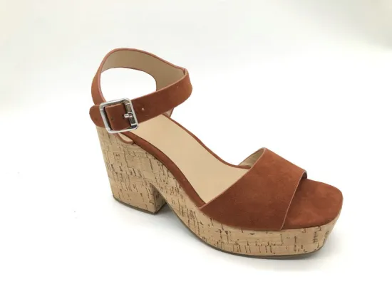chunky heel platform sandal for women