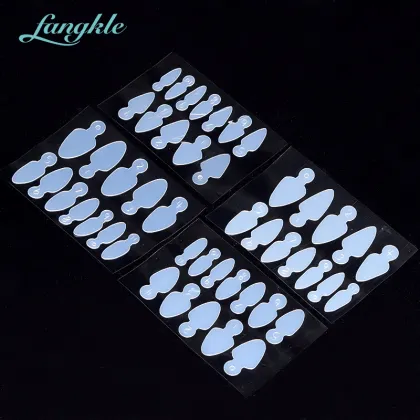 Wholesale Reusable Dual Form Tips Nail Art Silicone Mat Pad for Nail Extension