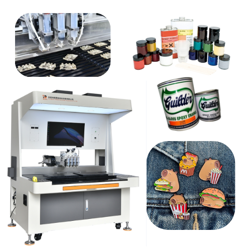 Digital Enamel Dispensing System for Keychains