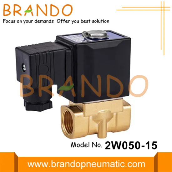 2W050-15 AIRTAC Type Brass Solenoid Valve 220VAC 1/2''