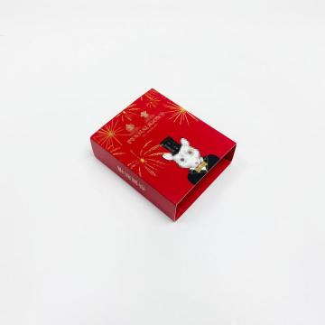 Factory custom red new year gift box