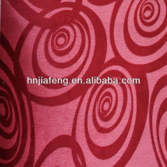 Super soft 100%Polyester Burnout velvet fabric for sofa fabric