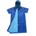 Beach Surf Robes sleeveless hooded kids swim parka waterproof changing robes Factory