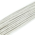 Metaliczne srebrne solidne syntetyczne sztuczne loki SREBRNE