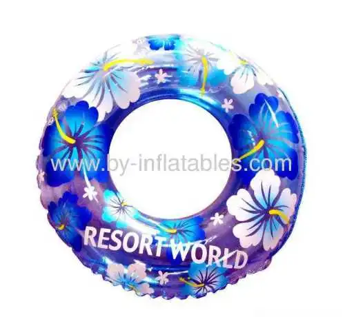 Purple Inflatable Kid Swim Ring 