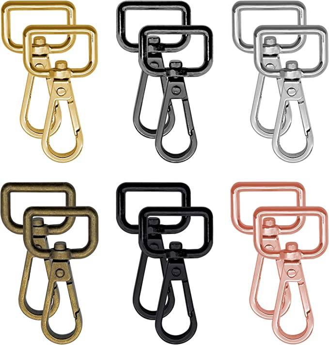 Swivel Clasps 1 D Ring Lobster Clasp Claw for Strap Push Gate