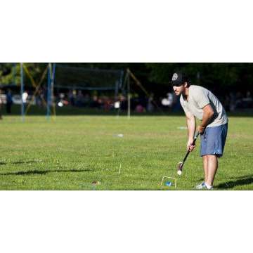 Eastommy venta caliente juego de croquet para seis jugadores al aire libre