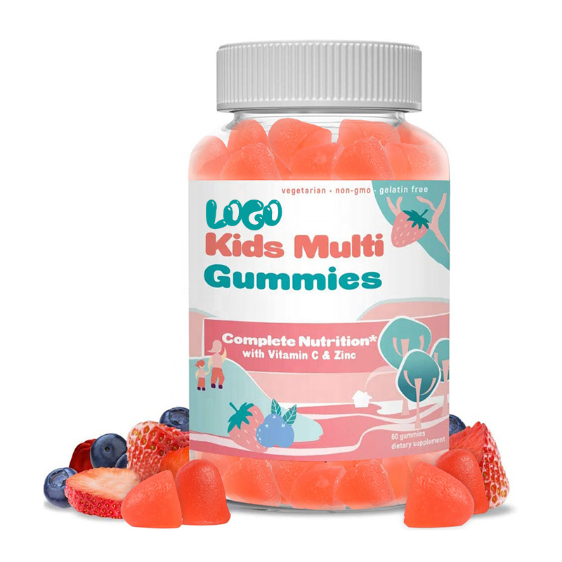 OEM/ODM Service Organic Kids Multivitamin Gummies With Vitamin C And Zinc Support Immune System